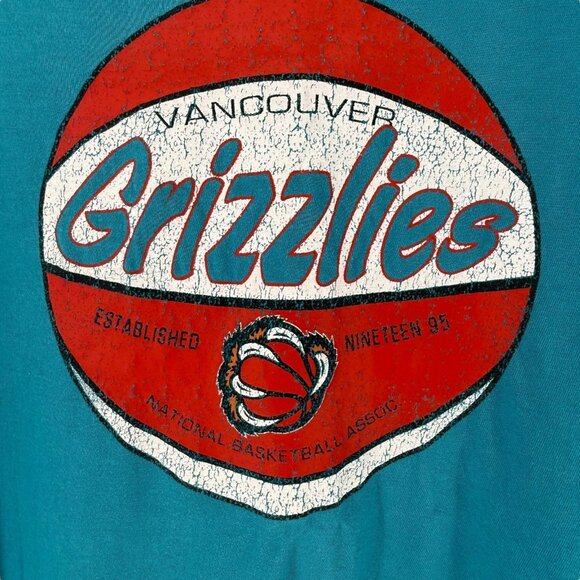 Vancouver Grizzlies Tank Top Mens Size L 47 Brand Muscle Tank Basketball Retro - Picture 2 of 8